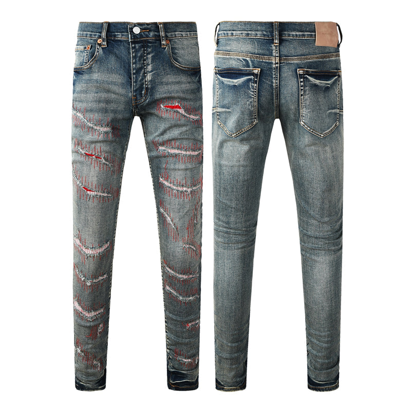 PURPLE  Fashion Jeans 9114