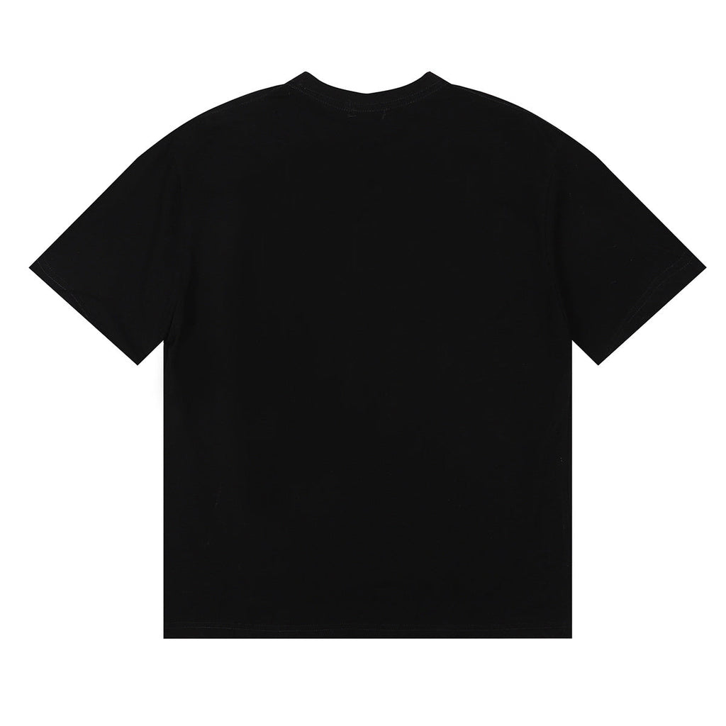 Rhude T-shirts Petrol Patch Racing Motor Cotton Casual Short Sleeve Men and Women