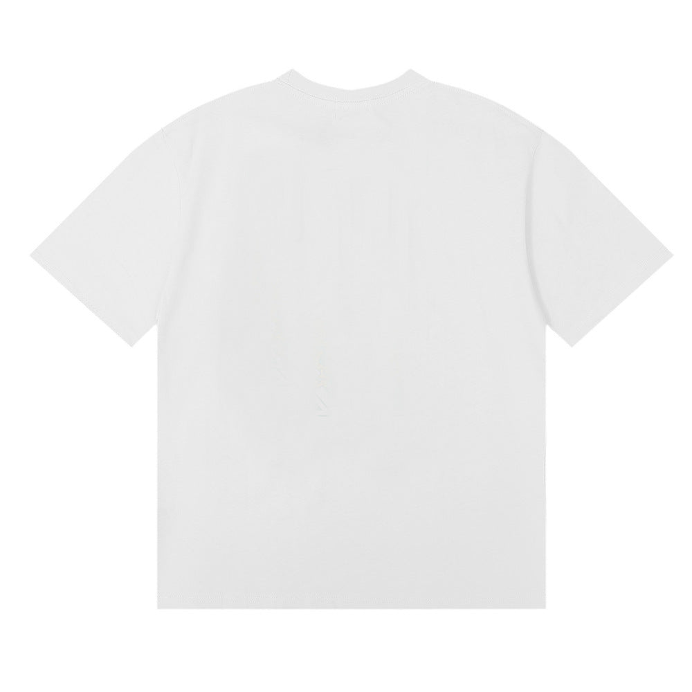 Rhude T-shirt Castle Coconut Letter Print Short Sleeve T-shirt