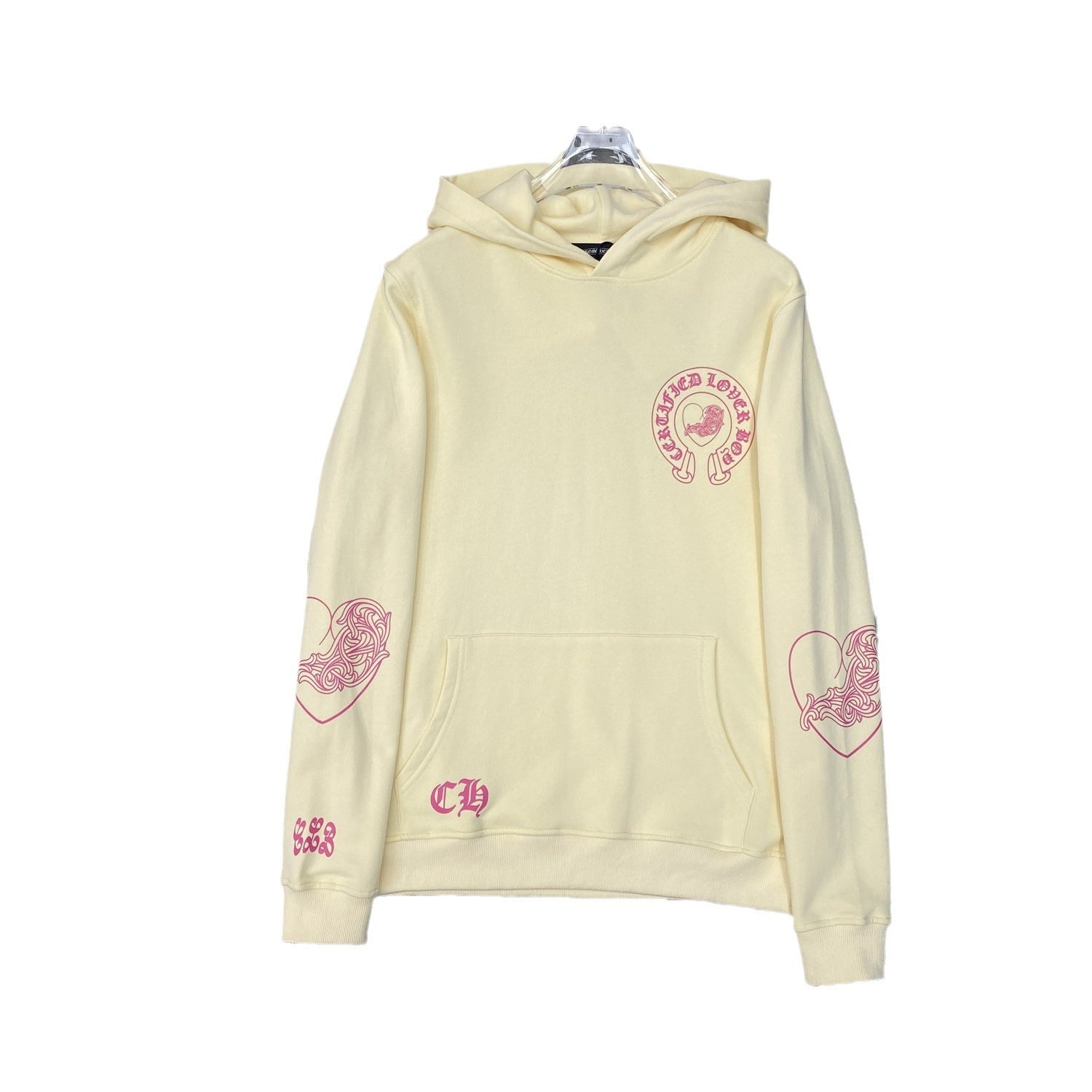Chrome Heart Hoodie ChromeHearts Miami Cross Wash Make Old Hooded Loose Sweater