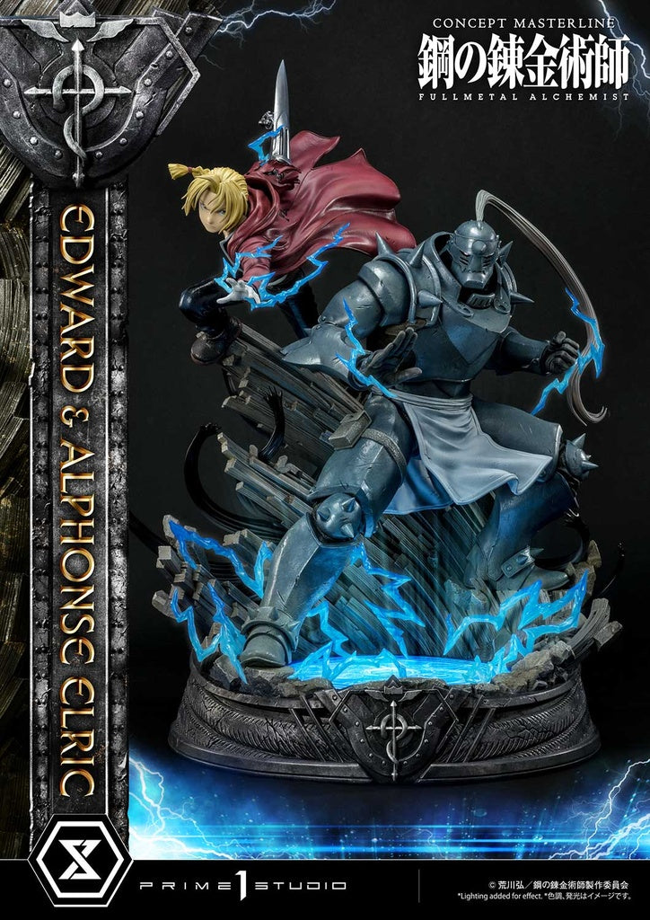 (PICKUP ONLY) Fullmetal Alchemist - Alphonse Elric - Edward Elric - Concept Masterline (CMFMA-01) - 1/6 Scale Figure